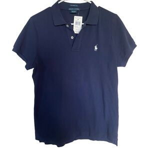 NWT Ralph Lauren Classic Navy “The Skinny Polo”